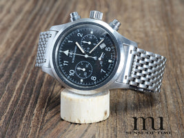 IWC Flieger-Chronograph Tritium Pilot's Watch Bracelet, IW3741